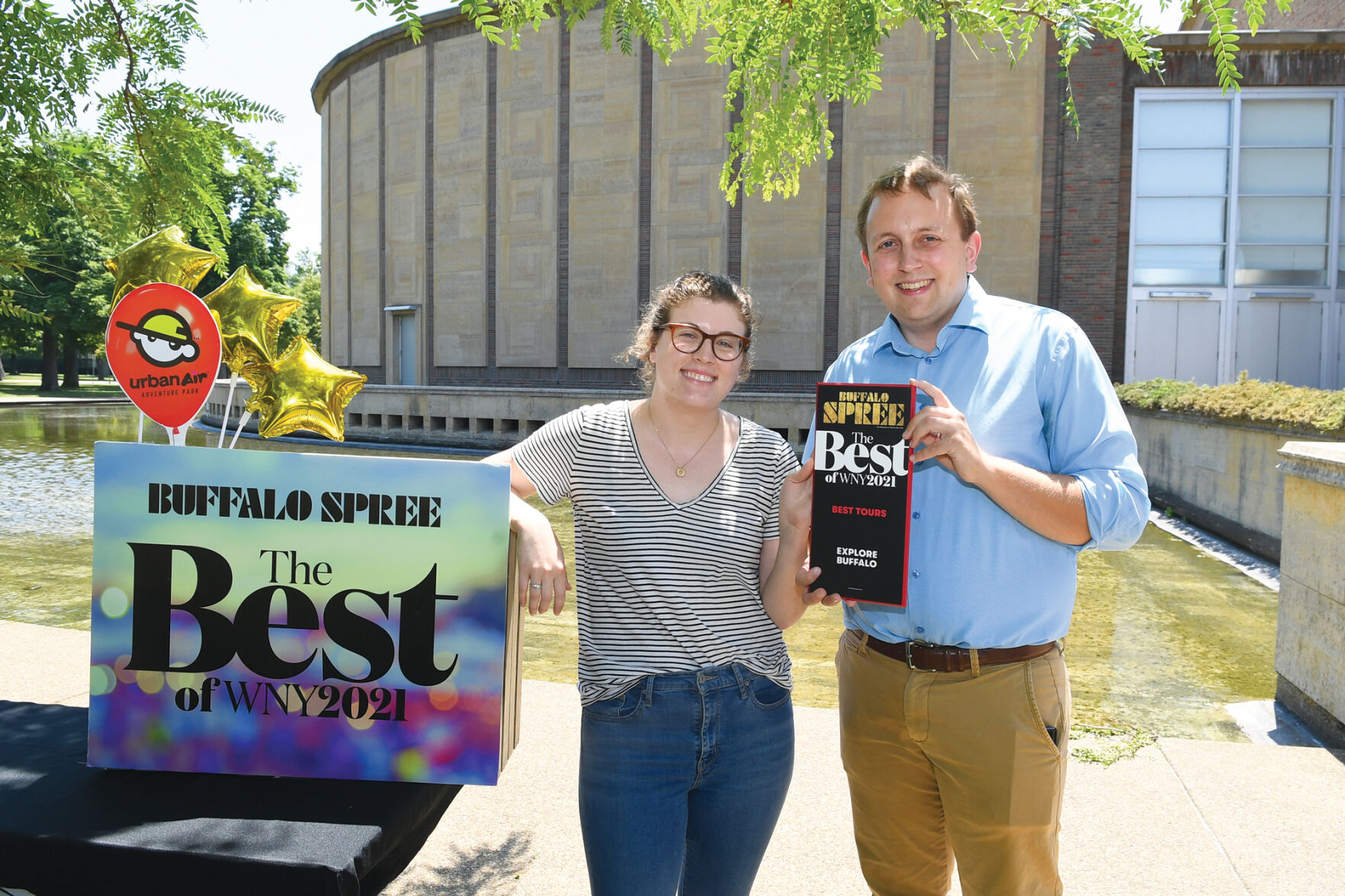 Olivia McCarthy and Brad Hahn of Explore Buffalo, Best Tours